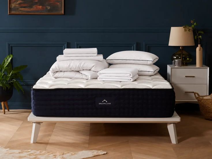 DreamCloud Luxury Hybrid Bedroom Bundle